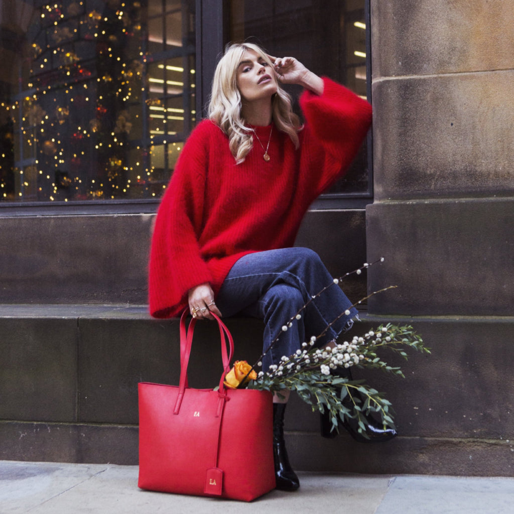 Stockholm Tote Bag | Red